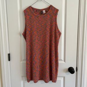 H&M Multicolored Knit Tank Dress